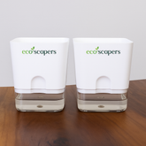 Set of 2 Self Watering Square Pots (Without Plant) | Home Decor, Living Room, Table Top